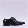 Tommy Bowe Witbank Toe Cap Derby Shoe - Black Leather